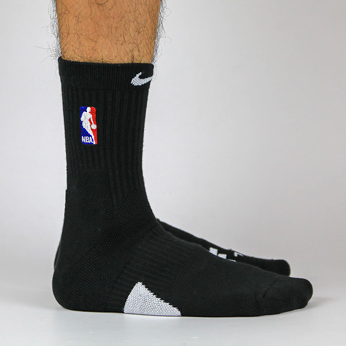 Nike NBA Elite Quarter BlackWhite Socks