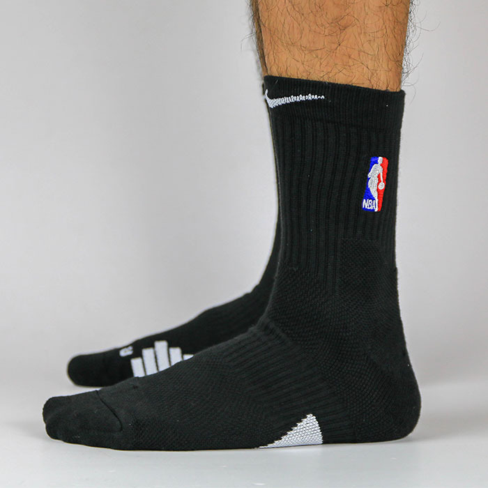 Nike NBA Elite Quarter BlackWhite Socks