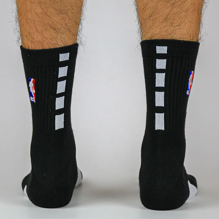 Nike NBA Elite Quarter BlackWhite Socks
