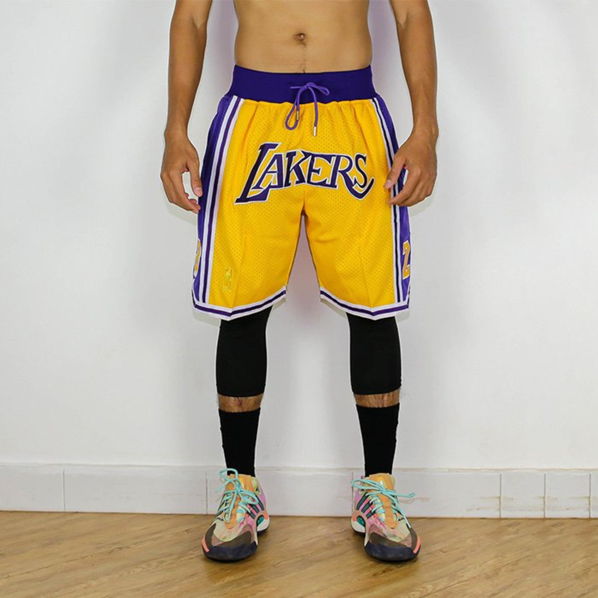 lakers standard issue shorts