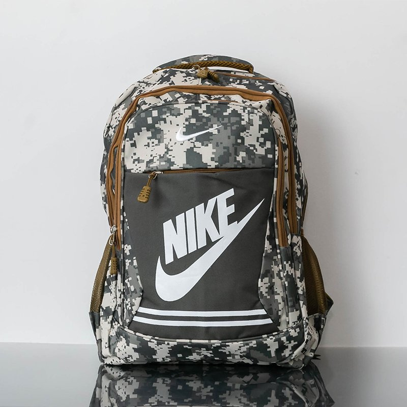 nike green camo backpack
