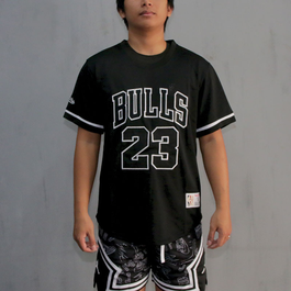 MN Bulls Jordan Black Short Sleeve Jersey