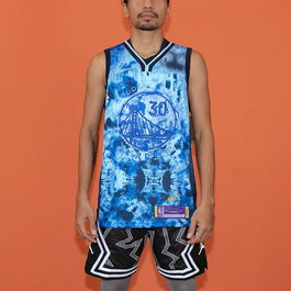 Nike NBA Warriors Curry Grunge Jersey