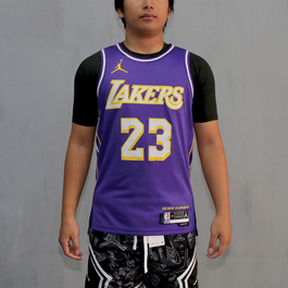 Jordan Lakers James Purple Jersey 2026