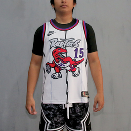 Nike Raptors Carter White Jersey 2026